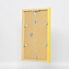 Wooden frame Top Cube 18x27 cm yellow acrylic glass