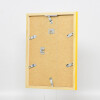 Wooden frame Top Cube 18x27 cm yellow acrylic glass