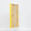 Wooden frame Top Cube 18x27 cm yellow acrylic glass