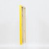 Wooden frame Top Cube 18x27 cm yellow acrylic glass