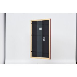 Effect Wooden Frame Profile 38 brown 18x27 cm Acrylic Glass