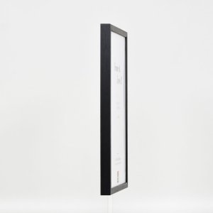 Effect Wooden Frame Profile 35 black 18x27 cm Museum Glass