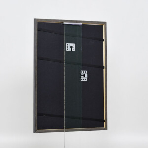 Effect solid wood frame Profile 25 green 18x27 cm Museum glass