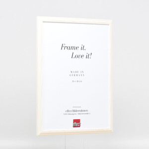 Effect Wooden Frame Profile 32 white 18x27 cm Museum Glass