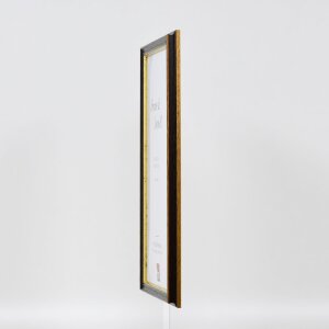 Effect Wooden Frame Profile 21 nut brown 18x27 cm Museum Glass