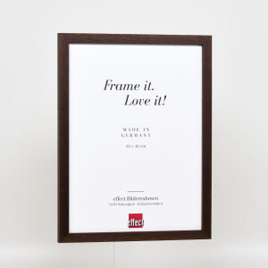 Effect wooden frame profile 33 wenge 18x27 cm museum glass