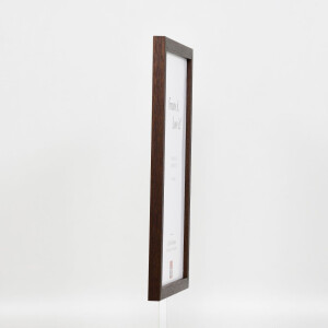 Effect wooden frame profile 33 wenge 18x27 cm museum glass