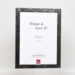 Effect Picture Frame 2319 silver high gloss 18x27 cm Museum glass