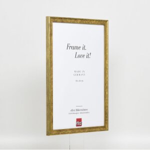 Effect Wooden Frame Profile 2070 Museum Glass 18x27 cm gold