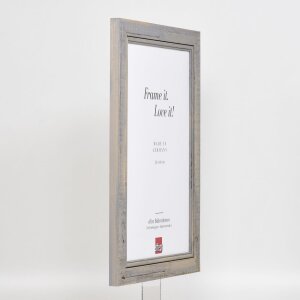 Effect Solid Wood Picture Frame 2240 grey 18x27 cm Acrylic glass