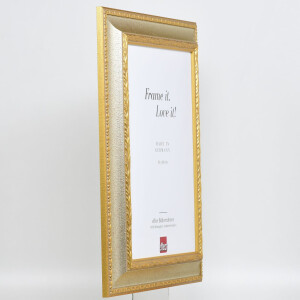 Effect Baroque Picture Frame Profile 31 silver 18x27 cm Museum glass