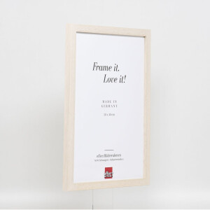 Effect wooden frame profile 33 white 18x32 cm anti-reflex glass