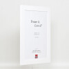 Effect solid wood frame Profile 30 white 18x32 cm Clear glass