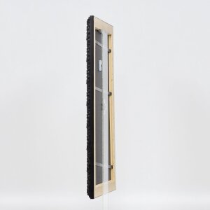 Effect wooden frame profile 94 black 18x32 cm anti-reflective glass