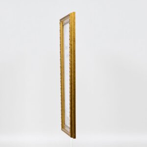 Effect Wooden Baroque Frame Profile 37 antique gold 18x32 cm Museum Glass