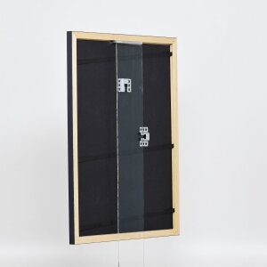 Effect wooden frame profile 38 grey 20x20 cm anti-reflex glass