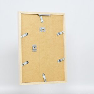 Effect Wooden Frame Profile 33 white 20x20 cm Normal Glass