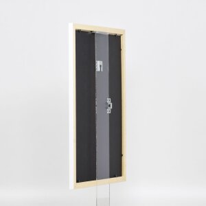 Effect wooden frame profile 2210 white 20x20 cm museum glass