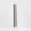 Effect Wooden Baroque Frame Profile 37 white 20x20 cm Museum Glass