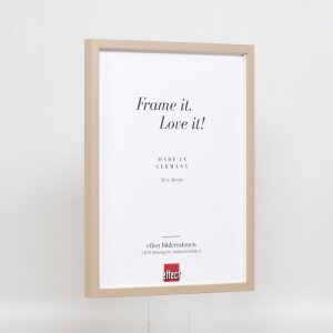 Effect wooden frame profile 35 light brown 20x25 cm normal glass + spacer