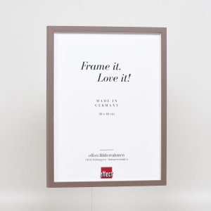 Effect wooden frame Profile 35 brown 20x25 cm normal glass + spacer