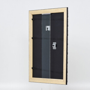 Effect wooden frame profile 94 black 20x25 cm normal glass