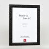 Effect wooden frame profile 94 black 20x25 cm normal glass