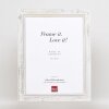 Effect Solid Wood Picture Frame 2240 white 20x25 cm Acrylic glass