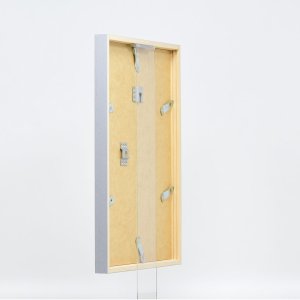 Effect wooden frame profile 35 light grey 20x28 cm normal glass