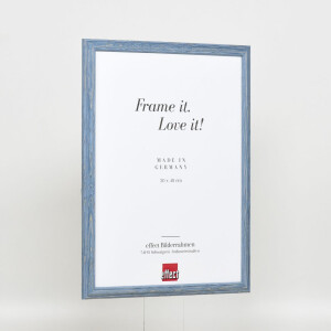 Effect Wooden Frame Profile 32 grey-blue 20x28 cm Normal Glass