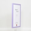 Wooden frame Top Cube 20x30 cm lilac acrylic glass