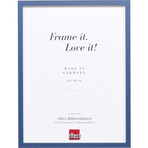 Effect wooden frame profile 35 blue 20x30 cm normal glass...