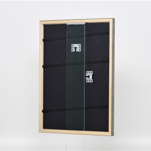 Effect wooden frame profile 2070 anti-reflective glass 20x30 cm silver