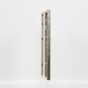 Effect wooden frame profile 2070 anti-reflective glass 20x30 cm silver