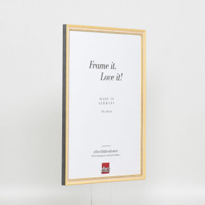 Effect solid wood frame Profile 25 yellow 21x28 cm Clear glass