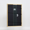 Effect solid wood frame profile 22 brown-gold 21x28 cm Museum glass