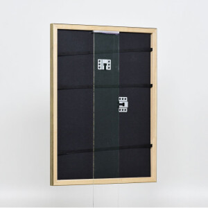 Effect wooden frame profile 2070 anti-reflective glass 21x28 cm gold