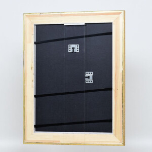 Effect wooden frame profile 95 gold 21x28 cm normal glass