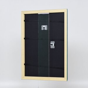 Effect Wooden Frame Profile 21 blue 21x29,7 cm Normal Glass