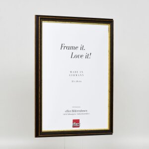 Effect Wooden Frame Profile 21 nut brown 21x29,7 cm Museum Glass