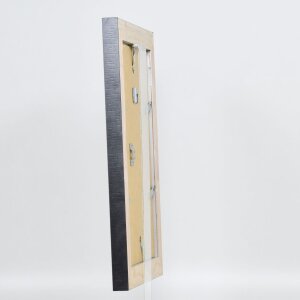 Effect solid wood frame profile 28 silver 21x29,7 cm Acrylic glass