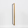 Effect solid wood frame profile 22 brown-gold 23x70 cm Anti-reflective glass