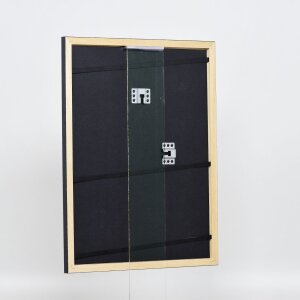 Effect wooden frame profile 38 grey 23x70 cm anti-reflex glass