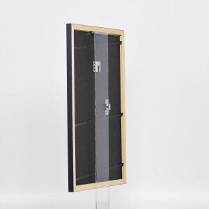 Effect wooden frame profile 38 grey 23x70 cm anti-reflex glass