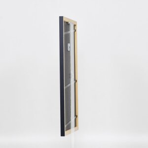 Effect wooden frame profile 38 grey 23x70 cm anti-reflex glass