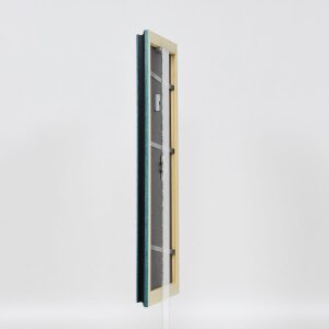 Effect Wooden Frame Profile 21 blue 23x70 cm Normal Glass