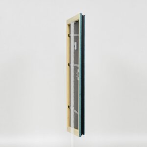 Effect Wooden Frame Profile 21 blue 23x70 cm Normal Glass