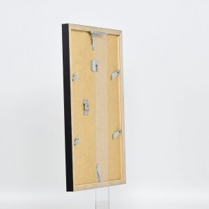 Effect Wooden Frame Profile 33 black 23x70 cm Normal Glass