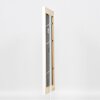 Effect solid wood frame Profile 30 white 23x70 cm Anti-reflective glass