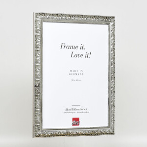 Effect wooden frame profile 94 silver 23x70 cm anti-reflective glass